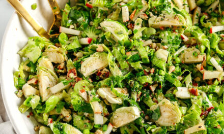 Fall Brussels Sprout Salad