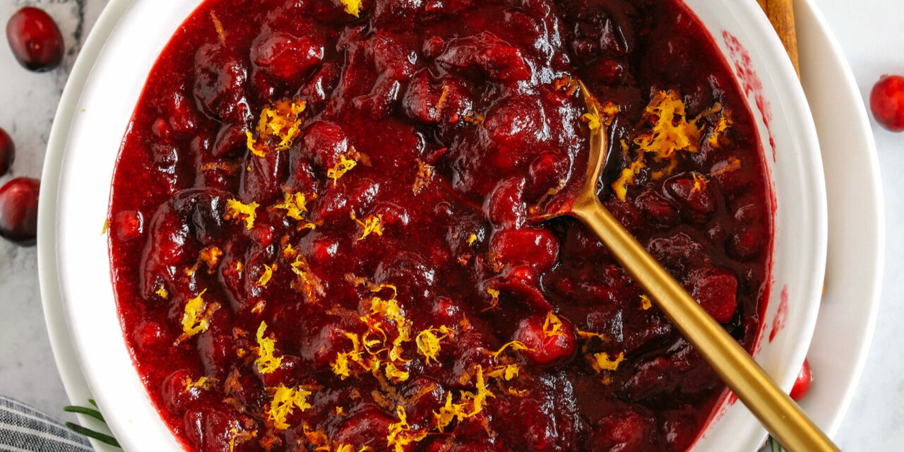 Healthy Cranberry Sauce