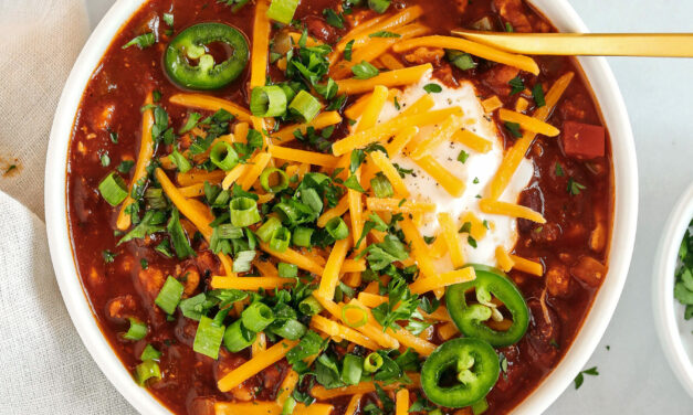 The BEST Healthy Turkey Chili